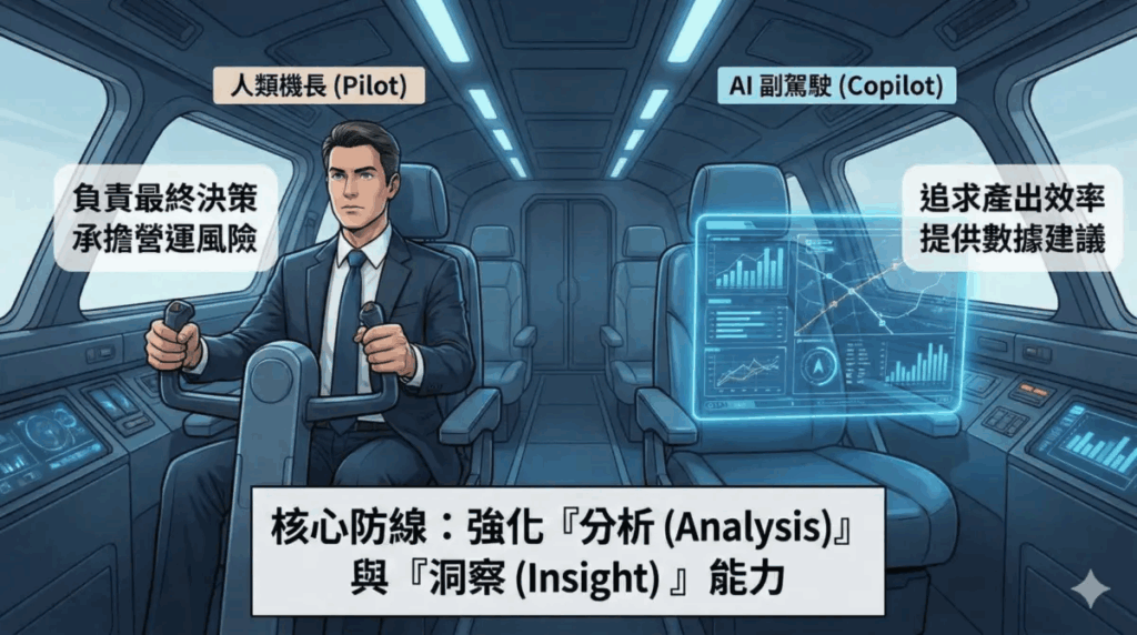 拒絕養出「AI喪屍」：保留人類的駕駛權